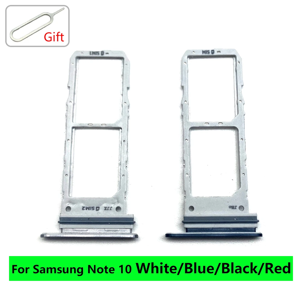 NEW SIM Card Socket Slot Tray Reader Holder Micro SD Adapter For Samsung Note 10 Plus Note 10 Lite Sim Tray Chip Replacement