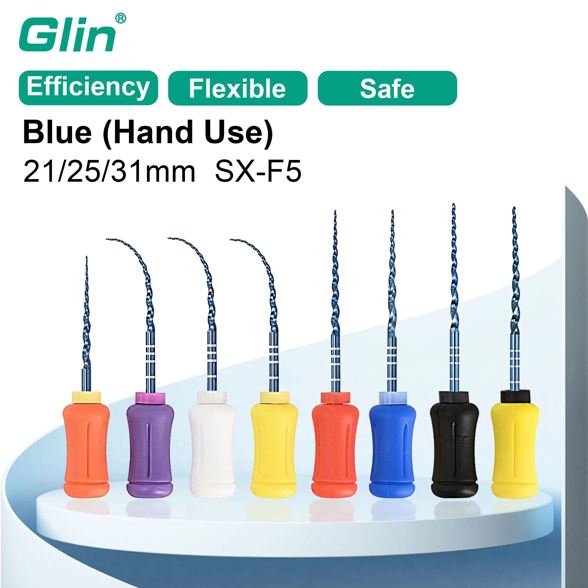

Glin Teeth Whitening Dental Instrument Super Hand Files Endo Rotary Endodontic Files Dental Endo Motor Files Instrument SX-F3