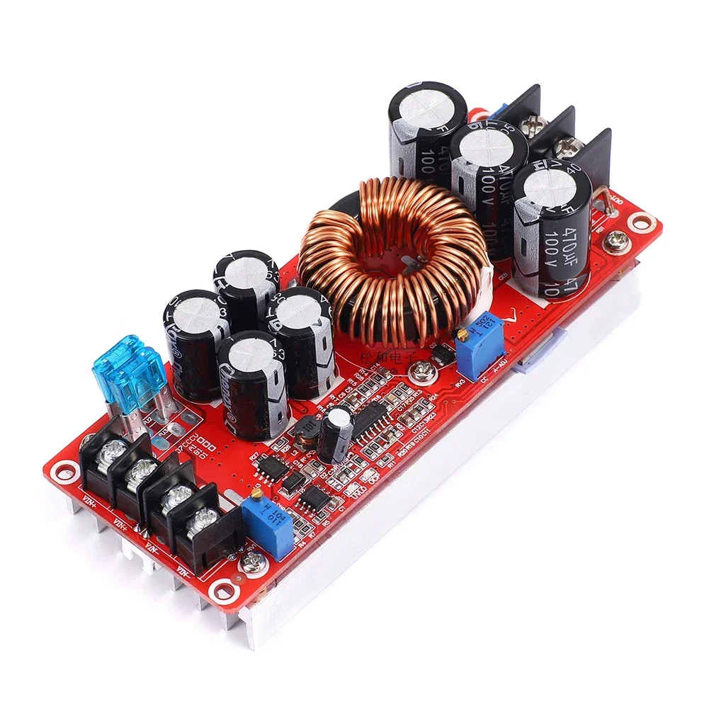 Power Converter Step Up Module 1200W 20A In DC10-60V Out 12-83V 1200W 20A DC DC Converter Boost Overcurrent Protection