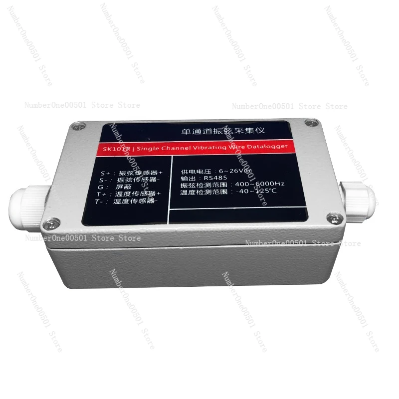 

1 channel vibrating string stress-strain acquisition/vibrating string data collection RS485 MODBUS RTU