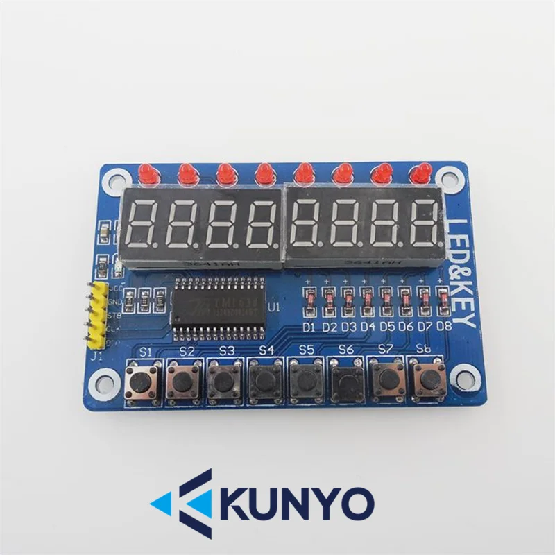 TM1638 Key nixie LED display module / 8-bit nixie \\ LED \\ key) electronics