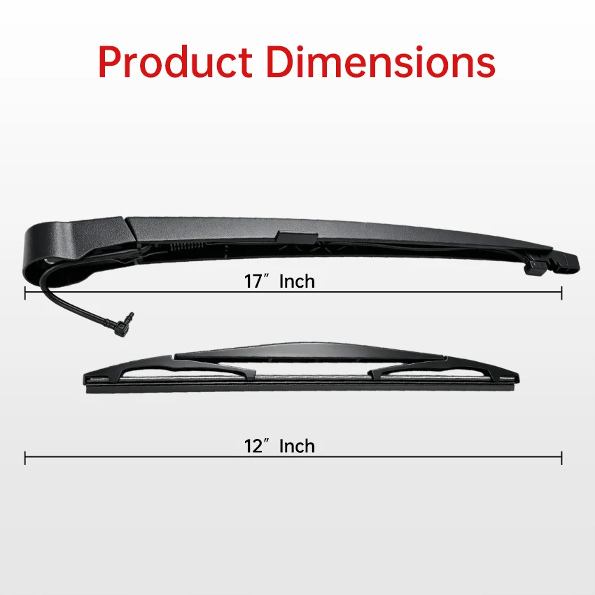 Rear Windshield Wiper Arm & Blade For Cadillac Escalade 07-13 Chevrolet Tahoe Suburban 2007 2008 09-2013