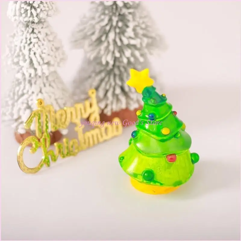 57QA Artistic Christmas Crafting Molds Reusable Christmas Silicone Mold DIY Craft Festival Tree Decoration