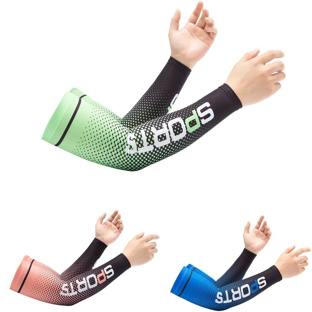 

Upgraded Version Ice Silk Arm Covers Breathable Anti Slip UV Protection Sleeves Cooling Durable Sun Protection Sleeves Outdoor