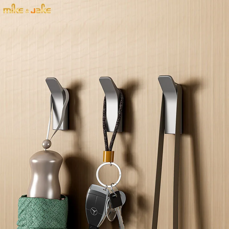 Bathroom single hook holder bathroom cloth hook kitchen hooks bedroom cloths hat hook free nail household hook