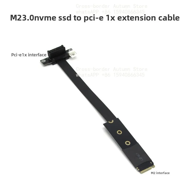 Riser Extension Cable Adapter Card Solid State Drive Transfer Cord for Desktop PC