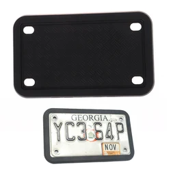 Motorcycle License Plate Frame Motorbike Universal Silicone Plate Protector Holder Bike Rear License Plate Tools 