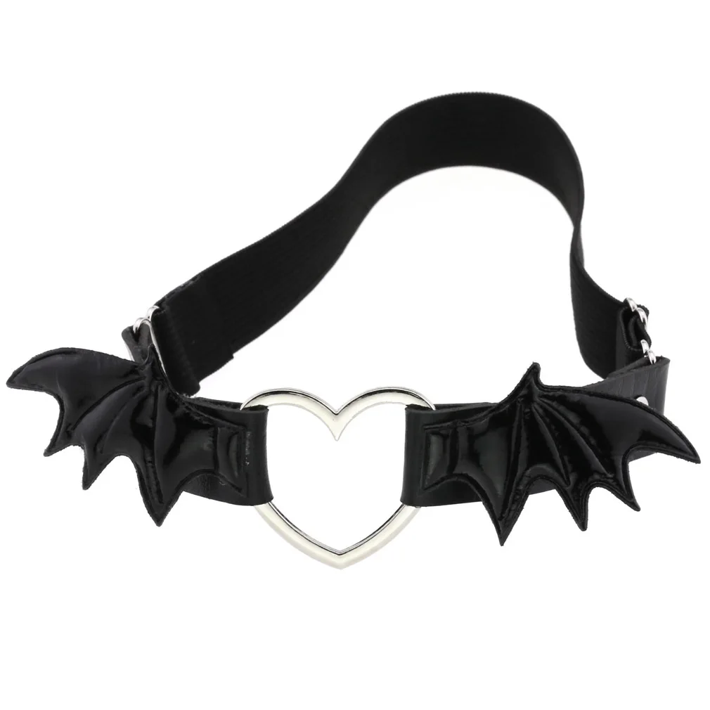 Bat Wings Leg Harness Sexy Gothic Thigh Garter Punk Rock Women and Girls Festival Rave PU Leather Goth Accessories Halloween