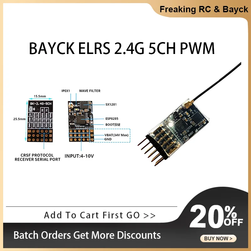 Bayck Elrs 2.4G 5CH… - image