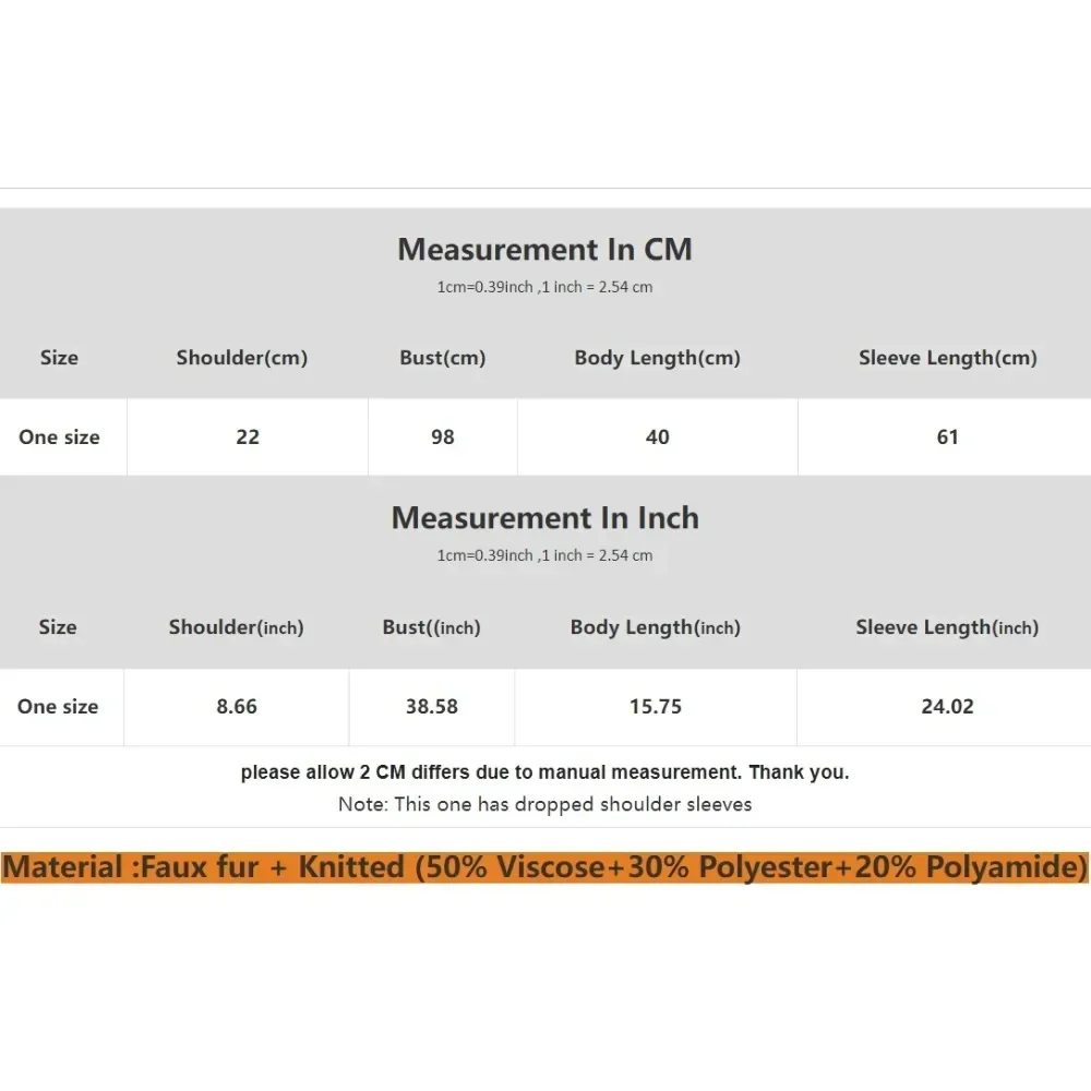 Mantel Bulu Palsu Pakaian Rajut Jaket Bulu Palsu Sweter Solid Rajutan Sweter Kardigan Potong Musim Semi Musim Gugur Wanita Bulu Pendek Wanita