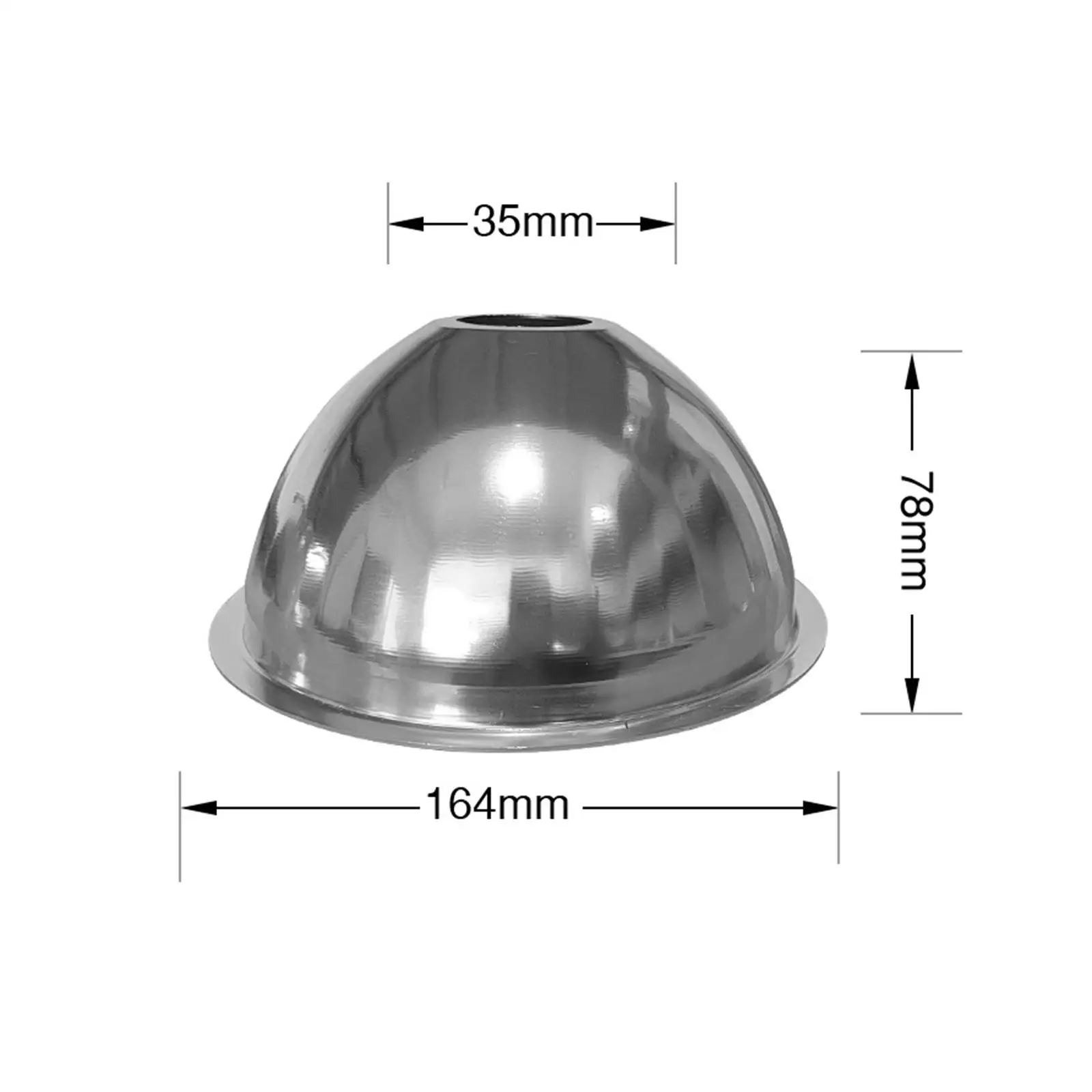 Reflector Kitchen Lamp Shade Aluminum Ceiling Recessed Can Light Cover