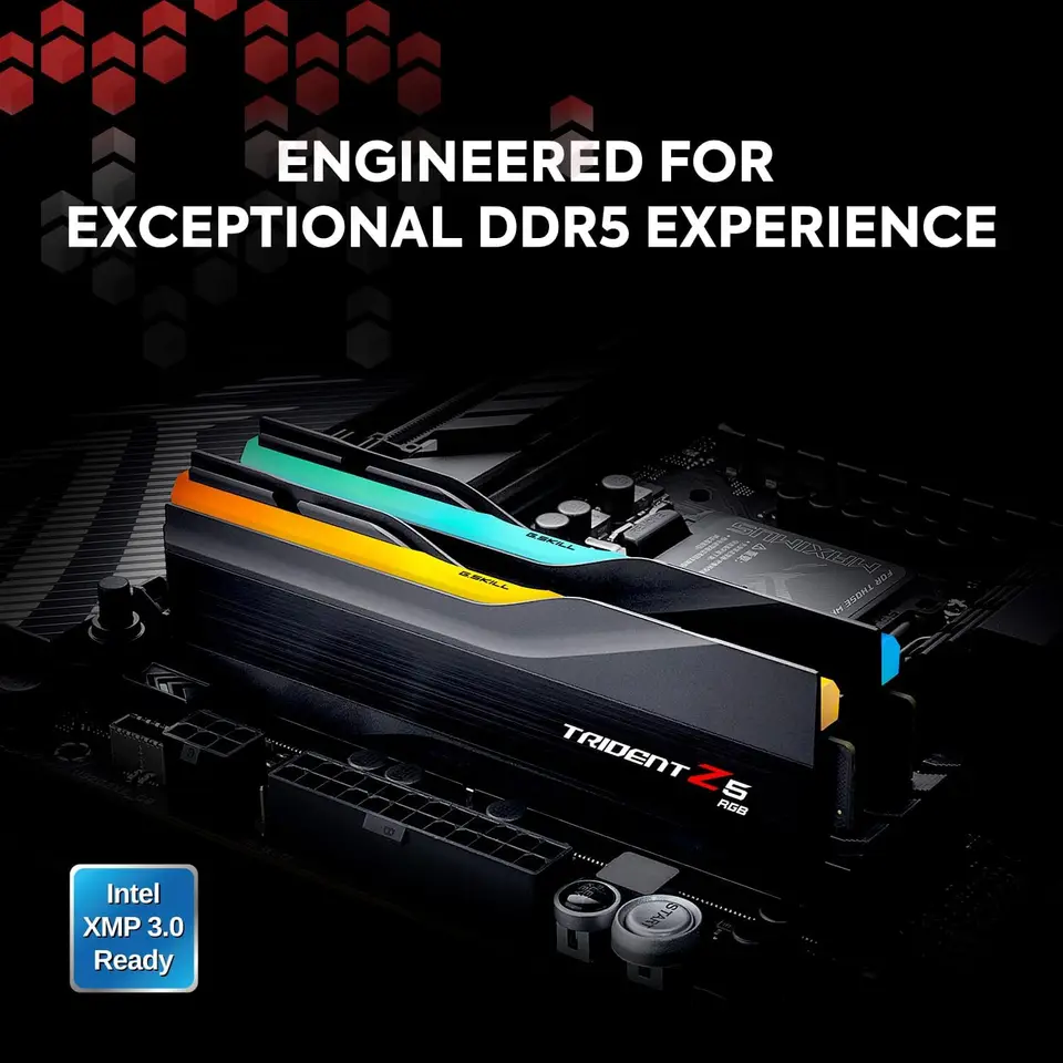 G.SKILL Trident Z5 RGB DDR5 2枚セット G.Skill Trident Z5 RGBシリーズ 2x16GB / 2x24GB / 2x32GB キット 288