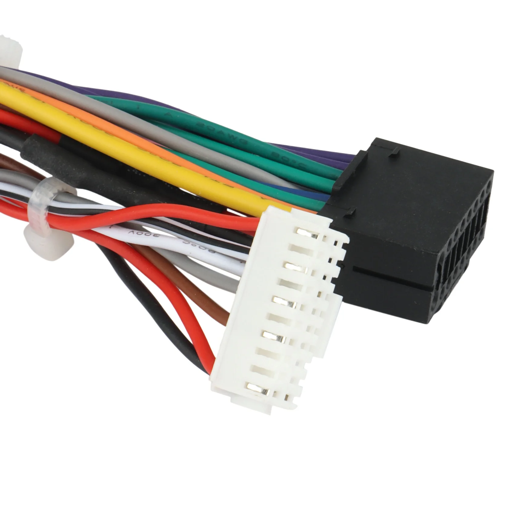 M93K-Car 16Pin محول كابل أسلاك الطاقة لـ -BMW E46/E39(1995-2000)/E53(99) ستيريو أندرويد