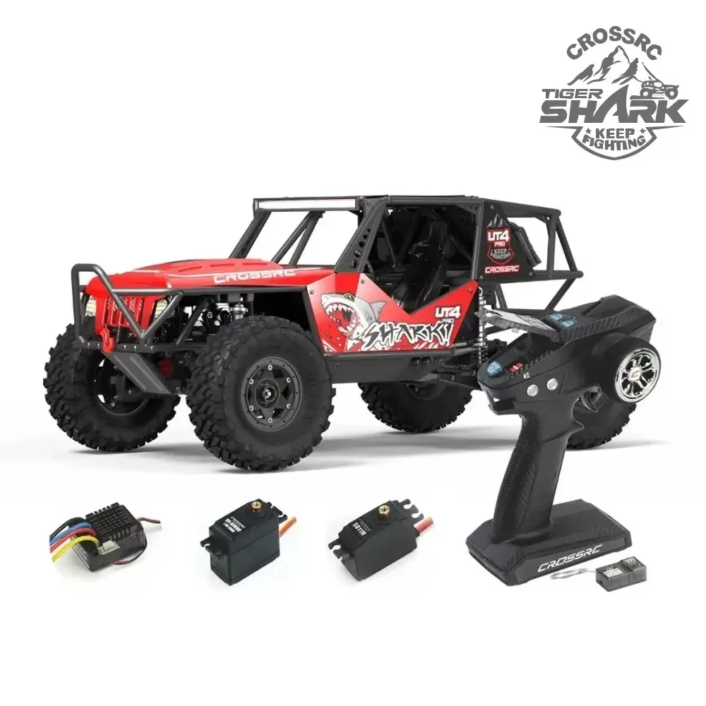 CROSSRC UT4 PRO SHARK 1/7 RC symulacja elektryczny model zdalnie sterowanego samochodu Rock Crawler Off-Road Buggy zabawki dla dorosłych dzieci