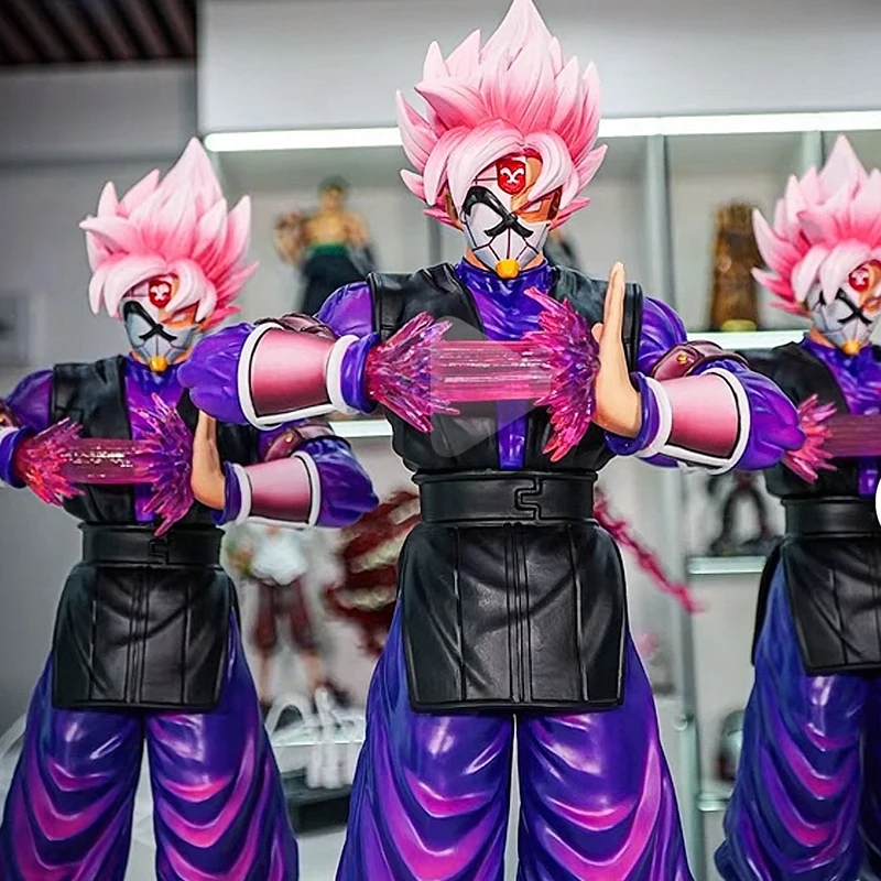 لعبة دراغون بول 31 سنتيمتر سوبر سايان روز جوكو عمل أرقام تحصيل أنيمي لعبة مجسمة تمثال PVC مع تأثير سطح المكتب ديكور الصبي هدية #4