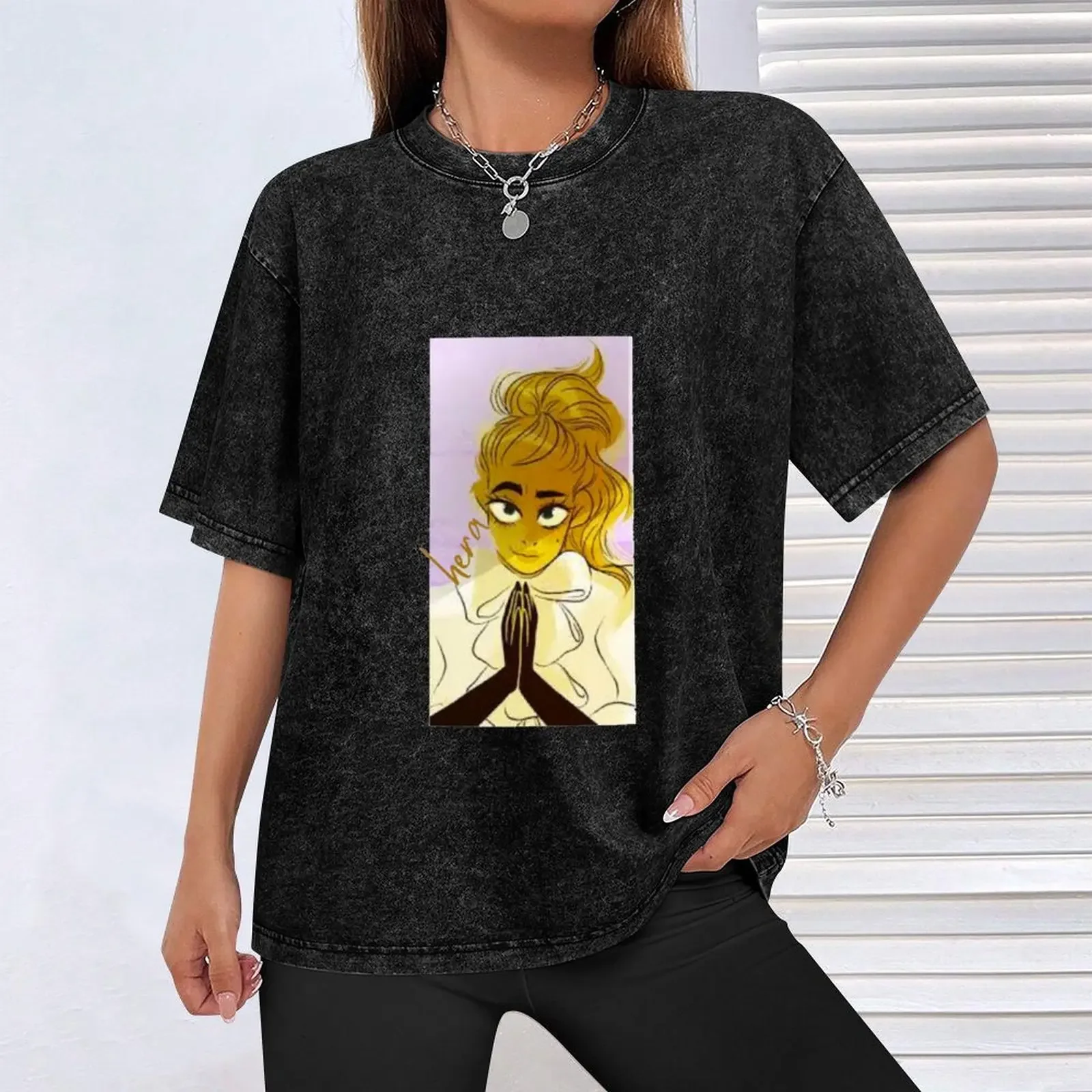 # 3 هيرا لور أوليمبوس مجموعة الشخصيات الرئيسية الويب الفن تي شيرت رجل تي شيرت أسود تي شيرت للرجال