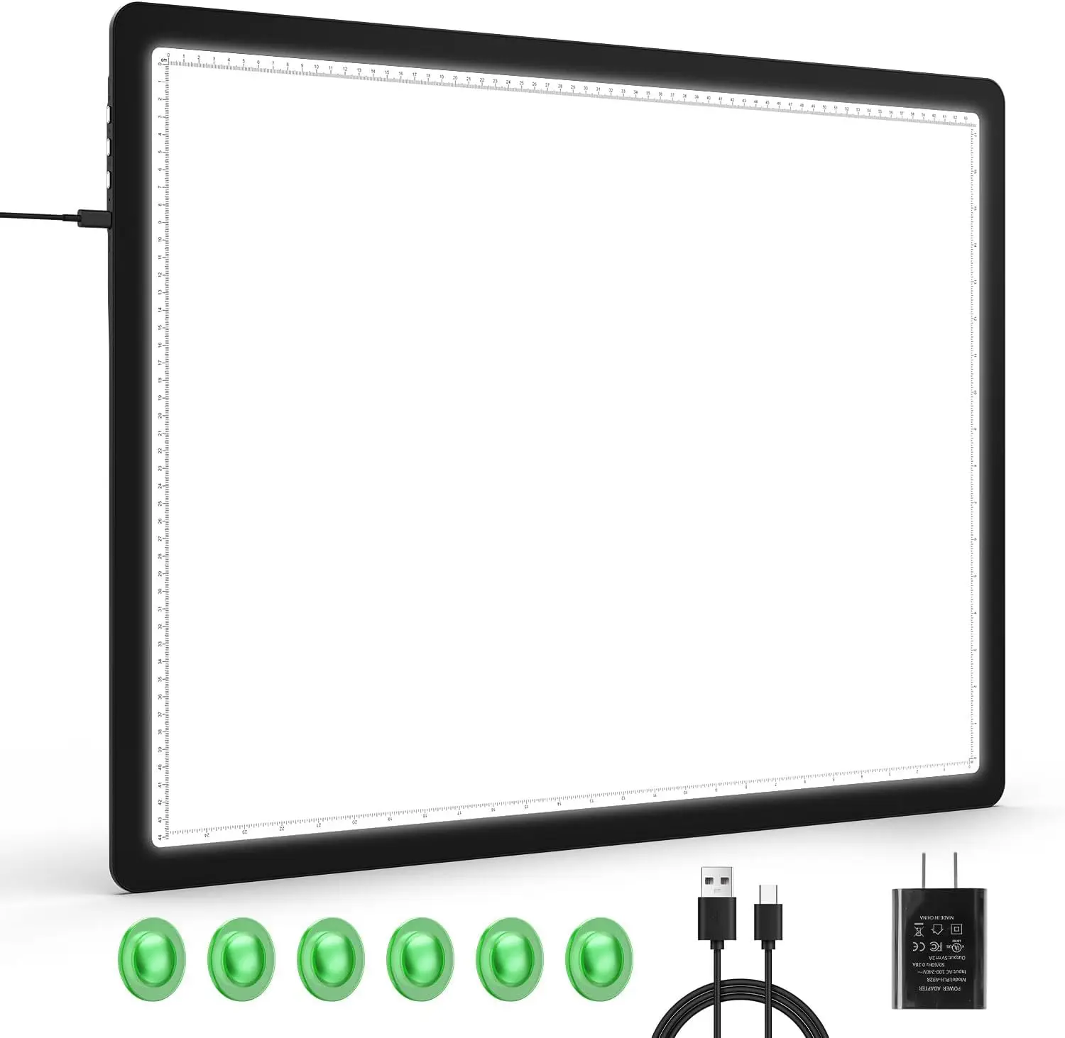 

Large Magnetic Light Pad for Tracing, 6-Level Dimming, 3 Colors, Ideal for Diamond Painting and Drawing