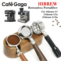 Hibrew h10a Espresso Bottomless Portafilter 58mm For Hibrew h7 Hibrew h7a 304 Stainless Steel Replacement Basket Barista Tools