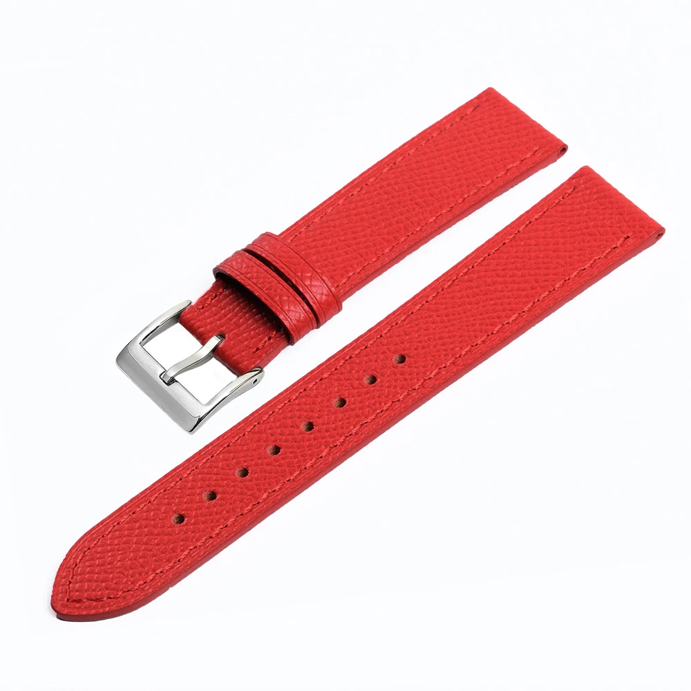 Epsom Leather Watch Straps 14mm 16mm 18mm 20mm Wacthbands Palm Pattern Cowhide Watch Accessories Wristband