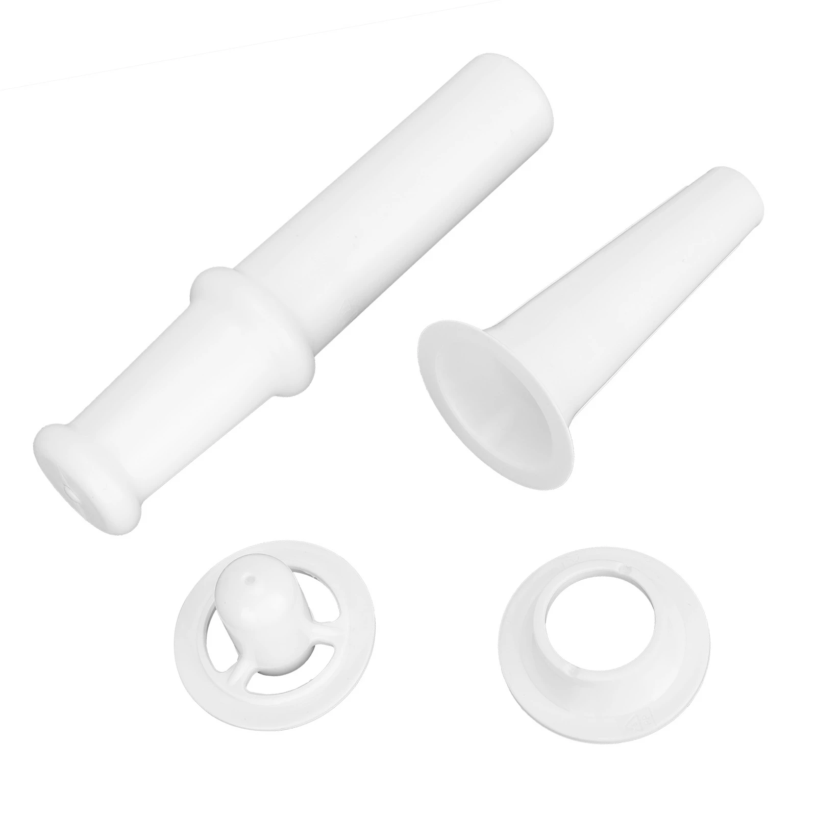 Universal Food Pusher Sausage Filler Nozzle Kubbe Attachment Kit for 5# Meat Grinder