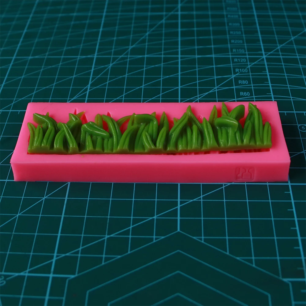 DIY Grass Shape Food Grade Silicone Mold Fondant Tools Cake Baking Mould Chocolate Moulds Candy Clay Kitchen Baking Accessories