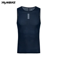 YKYWBIKE-capa Base de ciclismo para hombre, camiseta interior para bicicleta de carretera, chaleco ligero transpirable para bicicleta, ropa interior deportiva sin mangas de secado rápido