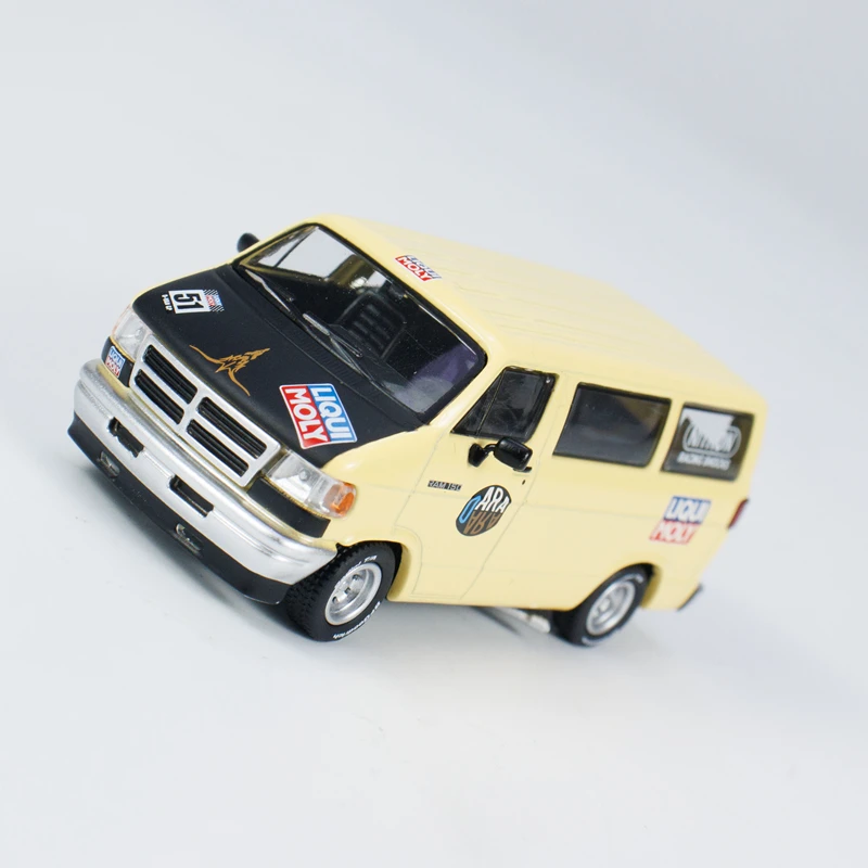 Tarmac Works 1:64 Dodge Alloy Car Model Dodge Van Play Vehicles Modification Diecasts & Toy Vehicles Toys for Kids