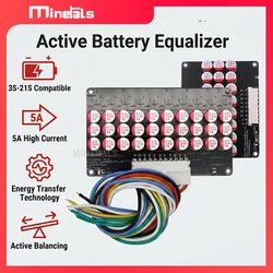 balance board 3s-21s 4s 8s 24v 12v 16s 14s 48v 12s 13s 5A Balance Li-ion Lifepo4 LTO Lithium Battery Active Equalizer Balancer