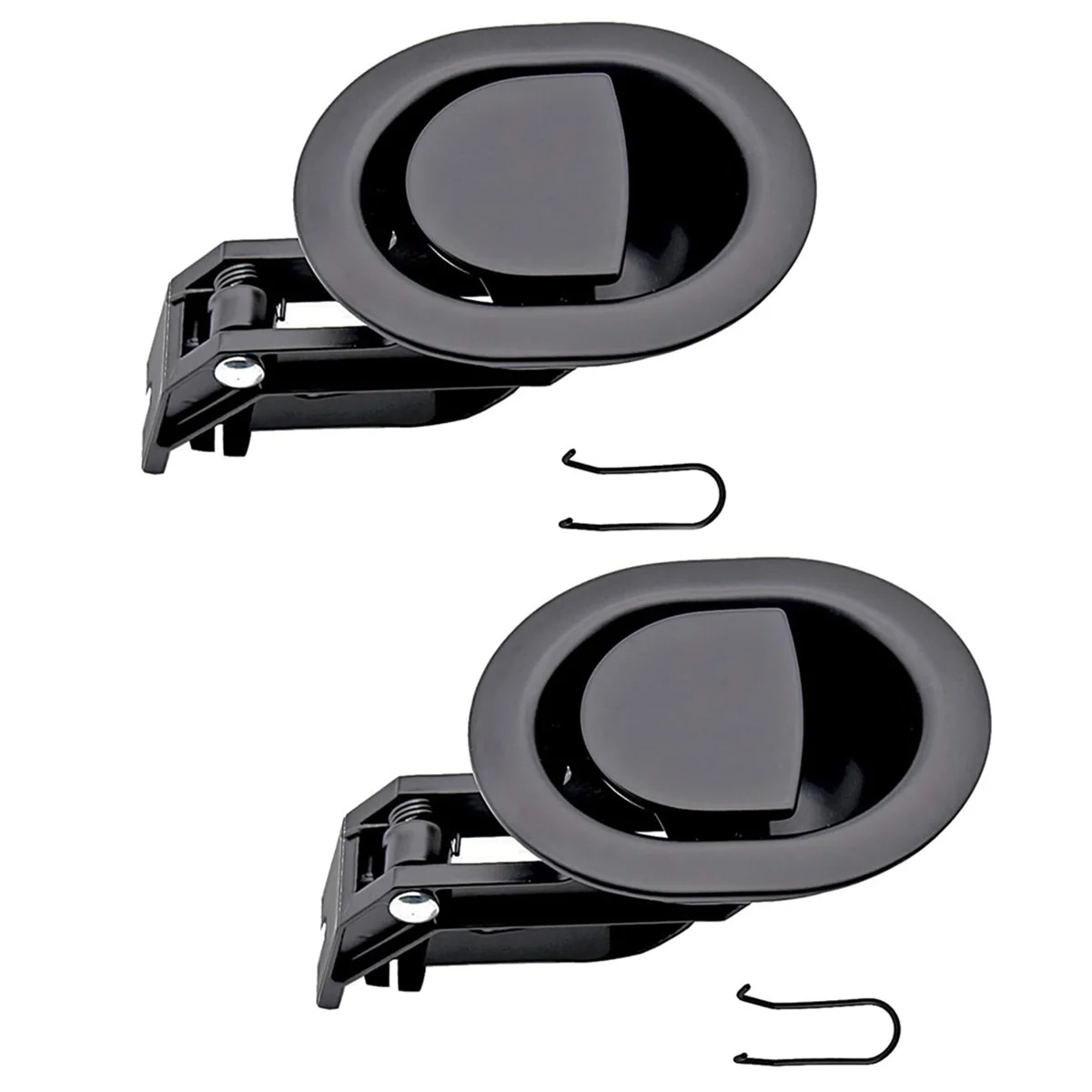 Plastic Sofa Chair Replacement Parts 2PCS Plastic Recliner Release Pull Handles Oval Plastic Sofa Chair Replacement Parts Withou