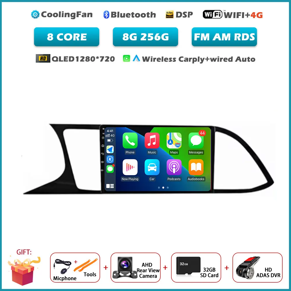 Voor Seat Leon MK3 5F 2012-2018 Carplay DSP 4G WIFI Android Alles In Een Auto Intelligent Systeem Autoradio video GEEN 2DIN DVD