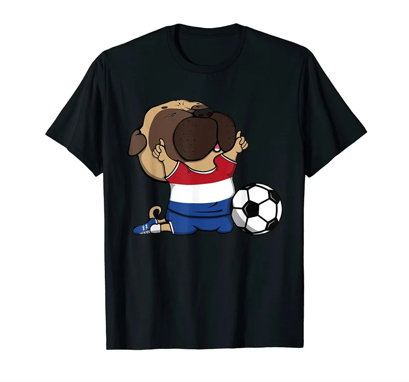 2025 Dabbing Netherlands Soccer BALL 100% Cotton Flag T shirts Jersey Men Women T-Shirt Tees For Fans Gift