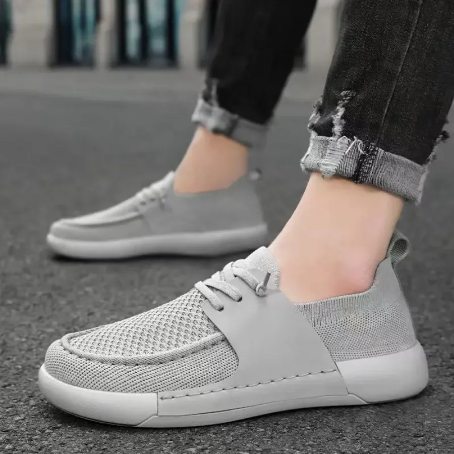 

Men's Shoes 2026 Spring/Summer New Fashion Casual Sports Shoes Breathable Mesh Slip-On Thin Sneakers