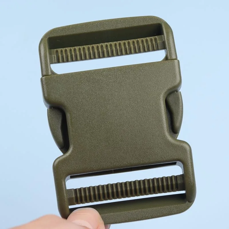 Plastic Buckle clip Double Dark Green Color Adjustable Side Release Buckles 2cm/2.5cm/3.8cm/5cm Quick Release Buckles 2pcs/bag