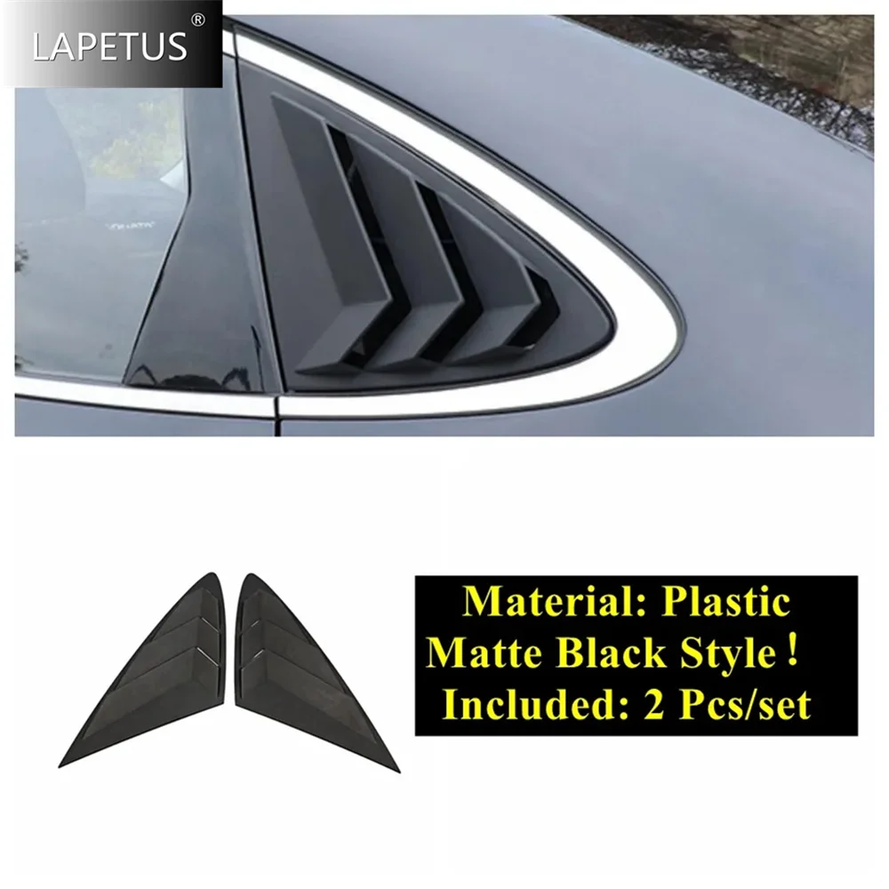 

Car Rear Window Blinds Side Tuyere Louvers Vent Rear Window Louver Cover Trim For Hyundai Sonata DN8 2020 - 2023 Car Accessories