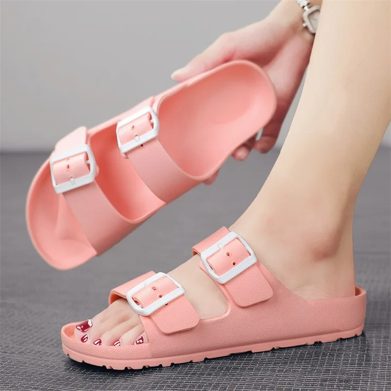 جديد الصيف قابل للتعديل الشرائح الناعمة النعال للرجال شقة إيفا النعال خفيفة الوزن المضادة للانزلاق النعال حجم 34-47 48 دروبشيبينغ #3