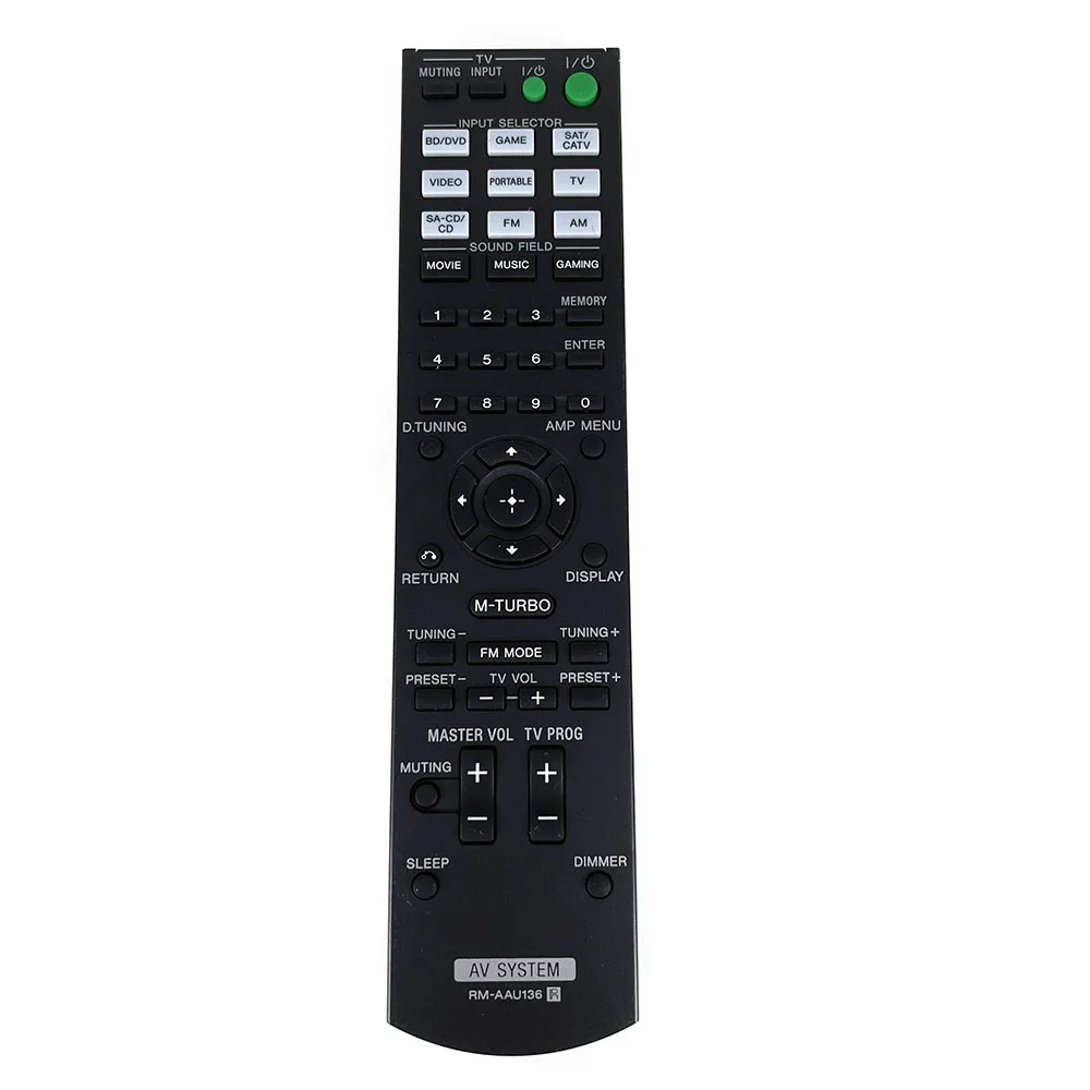 New RM-AAU136 Remote Control For Sony AV System STR-KM7 STR-KM3 STR-KM5 RM-AAU135 HT-M3 HT-M5