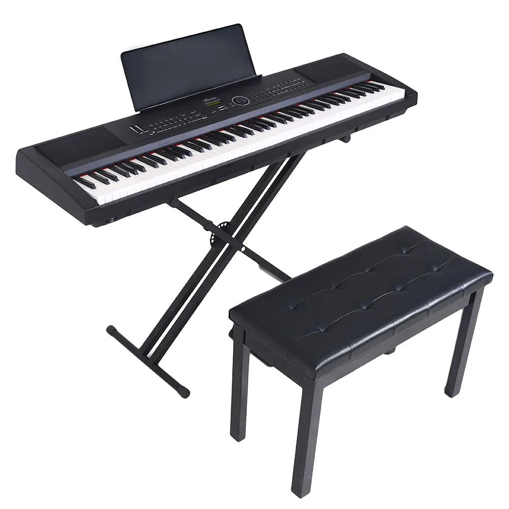 Portable Hammer Action Keyboard With 88 Keys and Multiple Functions Digital Piano