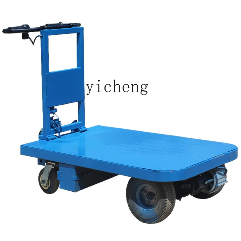 Electric Trolley Truck Truck Foldable Trolley Transport Trolley Pallet Truck Flat Four-Wheel