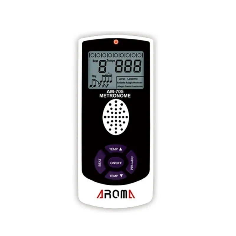 AM-705 Electronic Metronome 40-208bpm with Volume Control Portable Universal Instrument Metronome