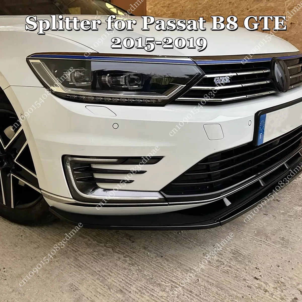 Spoiler przedniego zderzaka w stylu MAXTON do VolksWagen VW Passat B8 i Variant GTE PHEV Hybird 2015-2019 Body Kits Tuning