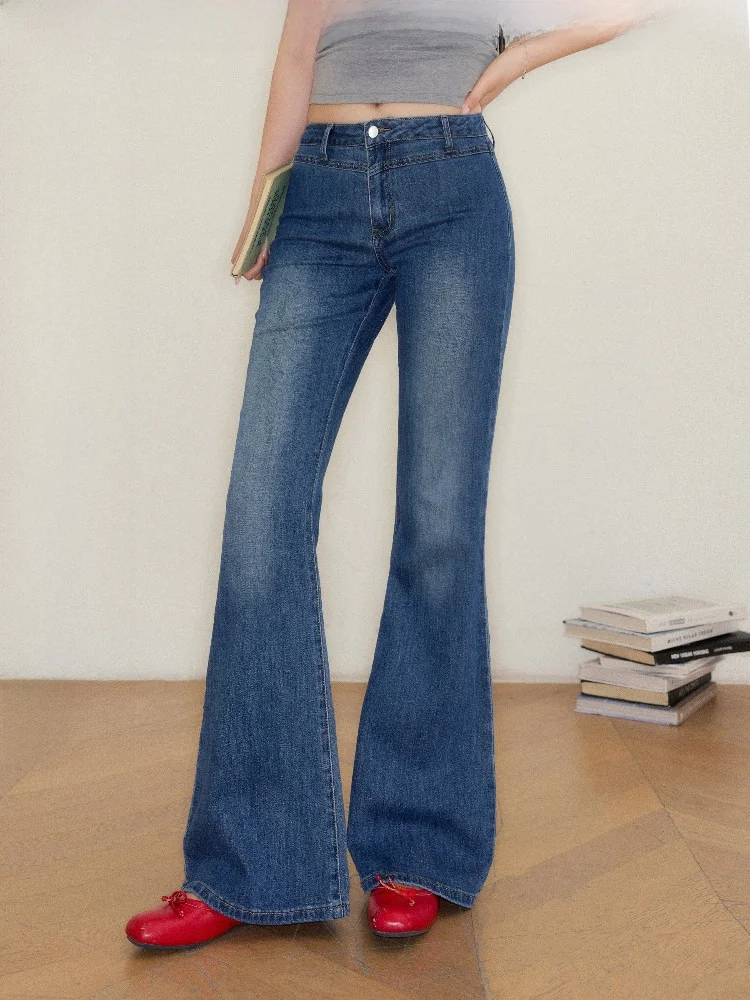 

Джинсы Jululook больших размеров с эффектом подтяжки ягодиц, ретро-стиль, сексуальные, утягивающие, длинные брюки из смеси хлопка и полиэстера