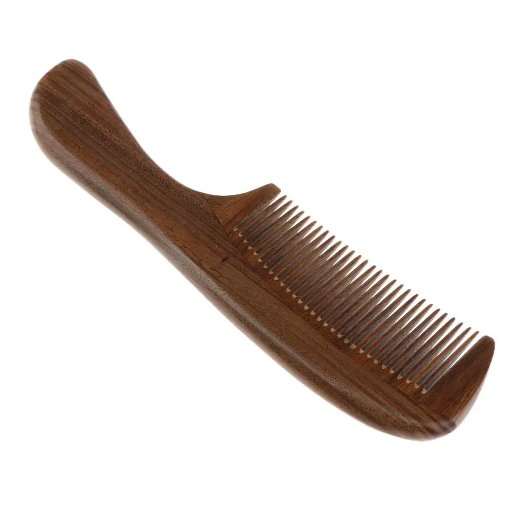 Sandawood Wooden Scalp Massage Detangling Comb for Curly or Straight, Long or Short,Thick or Thin,Dry or Wet