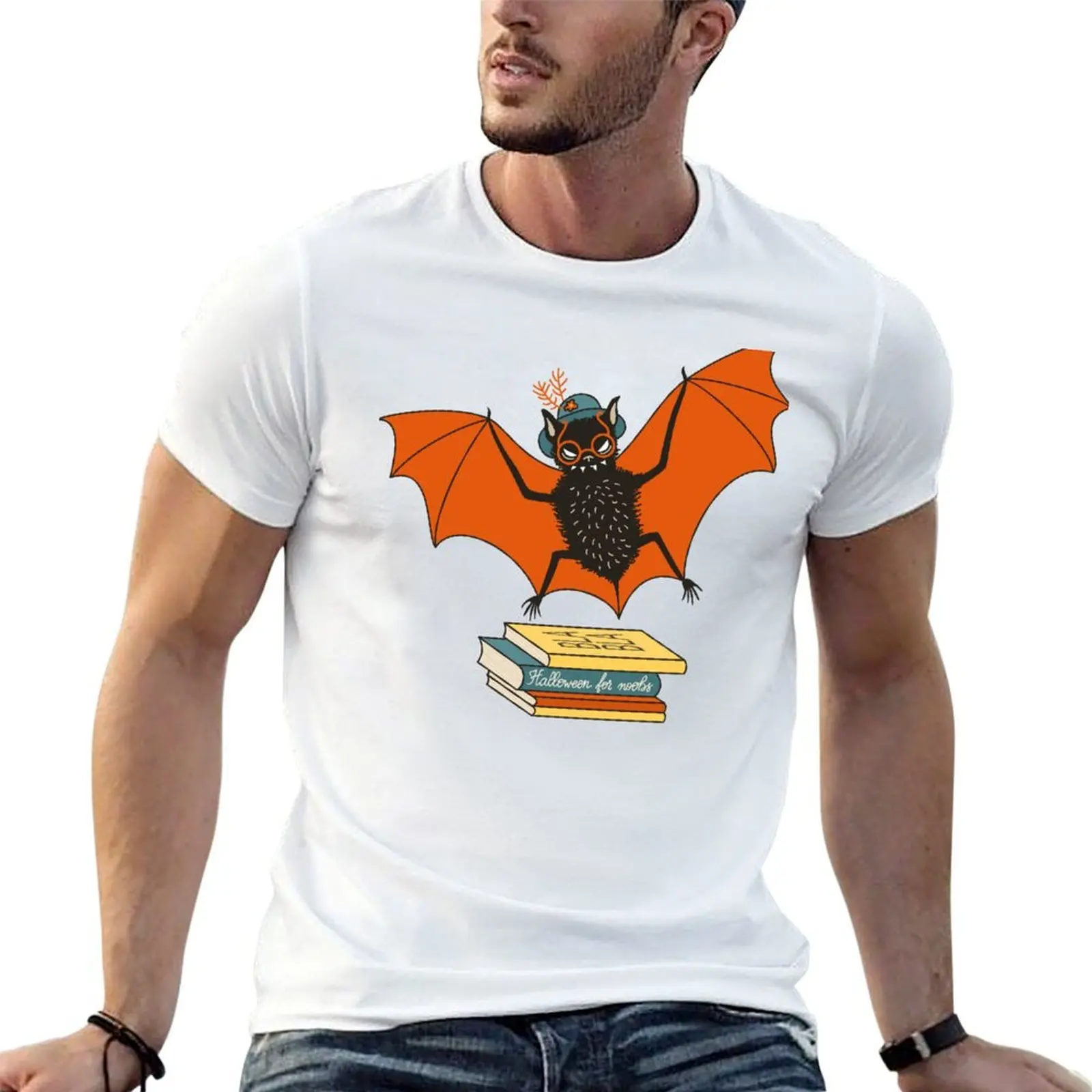 

Bat granny in the library T-Shirt t shirts for man graphic vintage essential t shirt T-Shirt