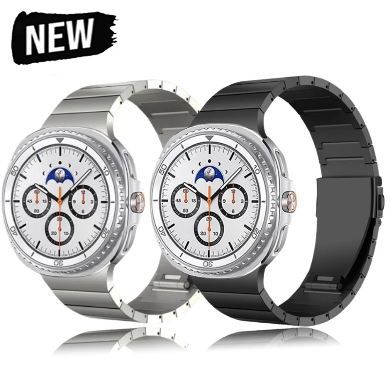 

Титановый ремешок для Samsung Galaxy Watch 8 44 мм 40 мм Watch8 Classic 46 мм Роскошный металлический ремешок для Galaxy Watch Ultra 47 мм Браслет