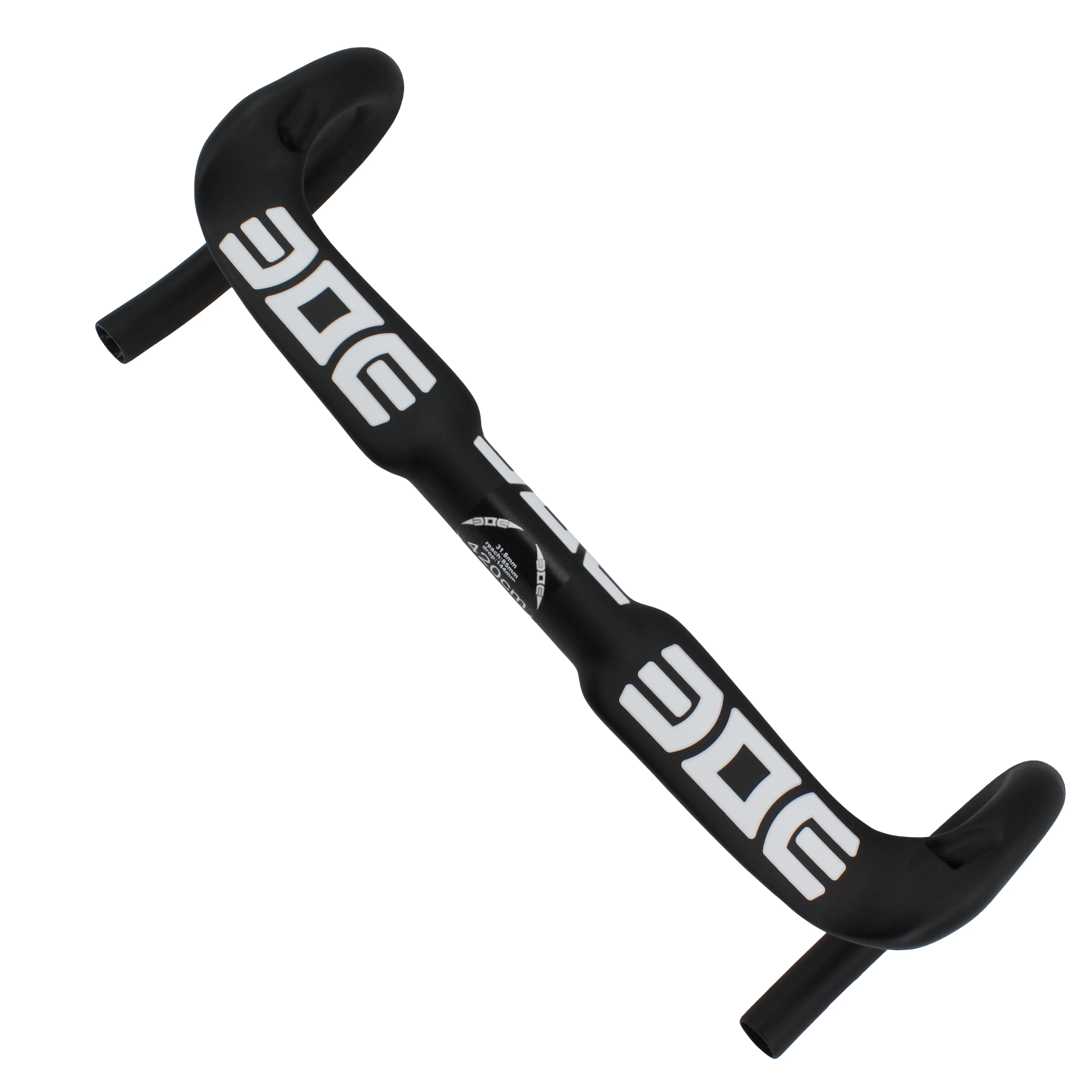 Newest Windreaver Racing Road bike Matt UD Full Carbon Fibre Bicycle Handlebar Carbon bent bar 31.8*400-440mm lightest