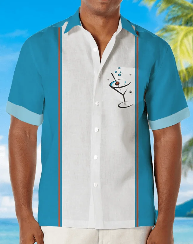 2026 Summer Men's Hot Selling Hawaiian Shirt Cocktail Printed Short Sleeve Summer Leisure Seaside Vacation Style