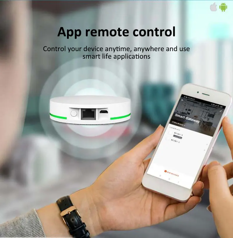 Tuya ZigBee 3.0 Smart Gateway Hub di controllo centrale Smart Home sensore ZigBee funziona con Smart Life controllo vocale Alexa Google Home