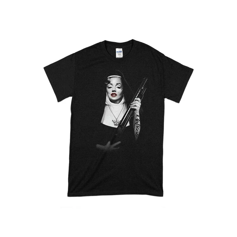 Horror Onheilige Non T-Shirt Mannen Vrouwen O-hals Zomer Gedrukt Casual Streetwear Grafische Unisex Teescasual Comfort Ademend