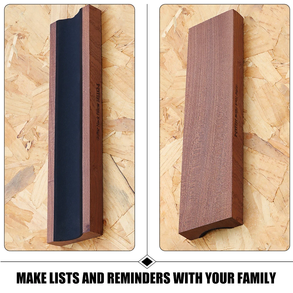 

Solid Wood Guitar Pillow Light Brown Neck Support Stringed Instrument St Bracket Guitar Neck Rest Music Accessories