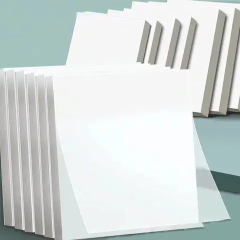50 pçs transparente pegajoso bloco de notas auto-adesivo memo bloco de notas perspectiva adesivos para escola escritório supplie papelaria adesivos